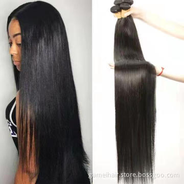 wholesale hair suppliers 100gram/bundle smoothly straight  human hair extension bundles